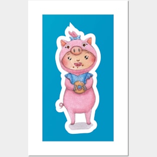 Pig Posters and Art